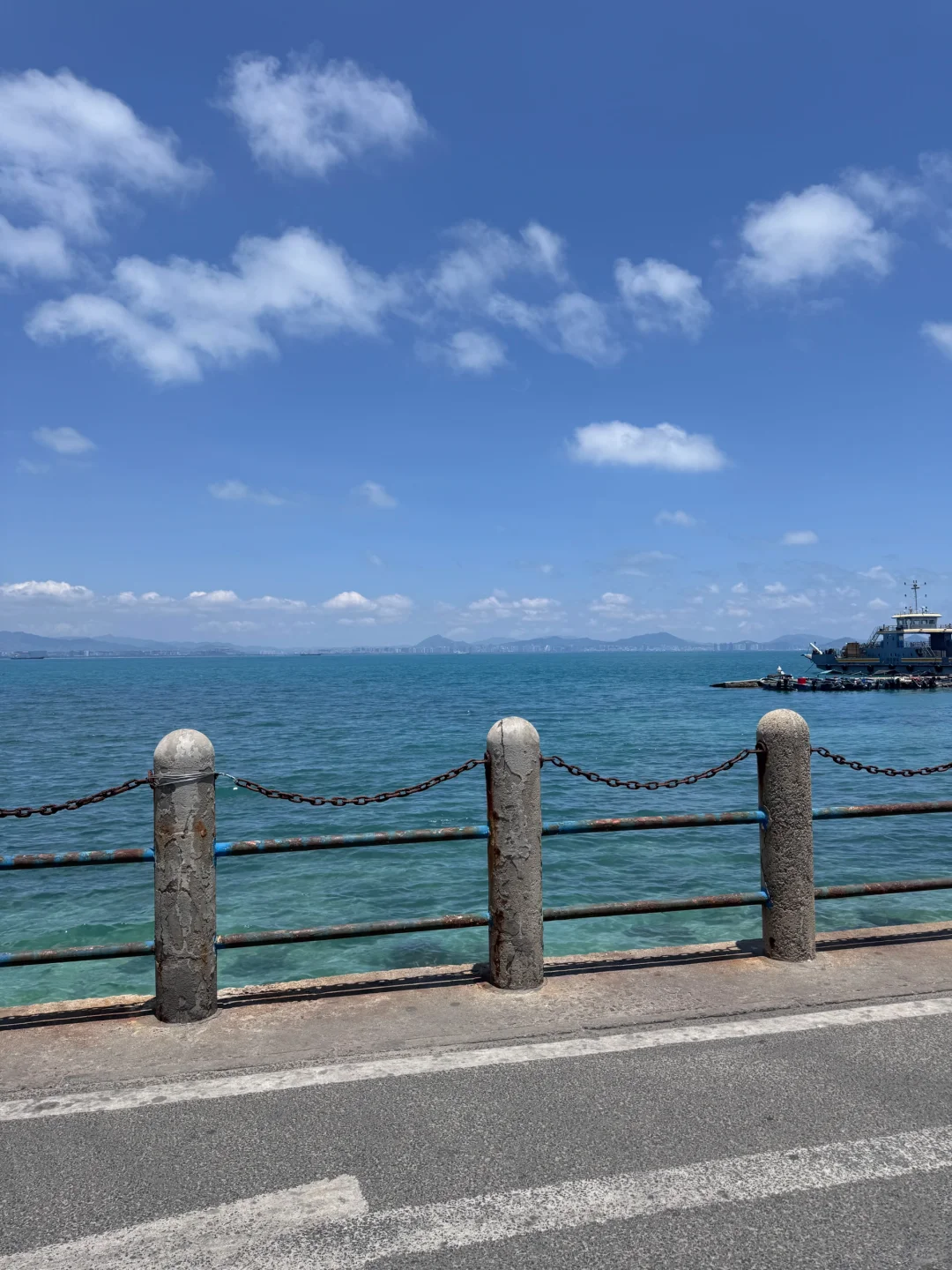 享受阳光和海风🌊～