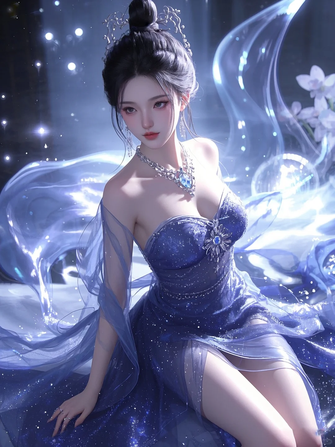不好意思，我色盲了，星空蓝有点紫