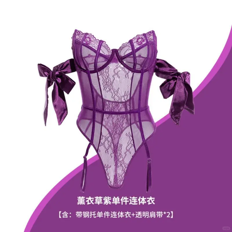 情趣内衣诱惑小胸显大制服女上托聚拢激情套