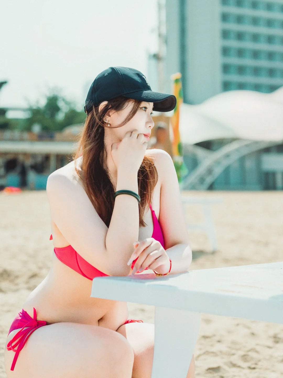 海边穿衣自由！
