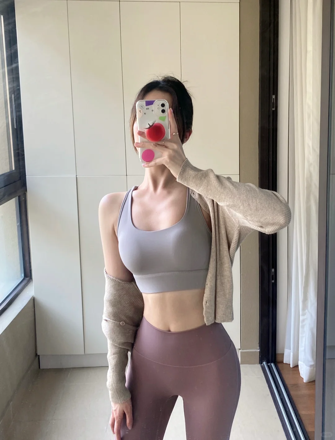 1688瑜伽服测评｜绝绝紫💜气质温柔灰紫色系