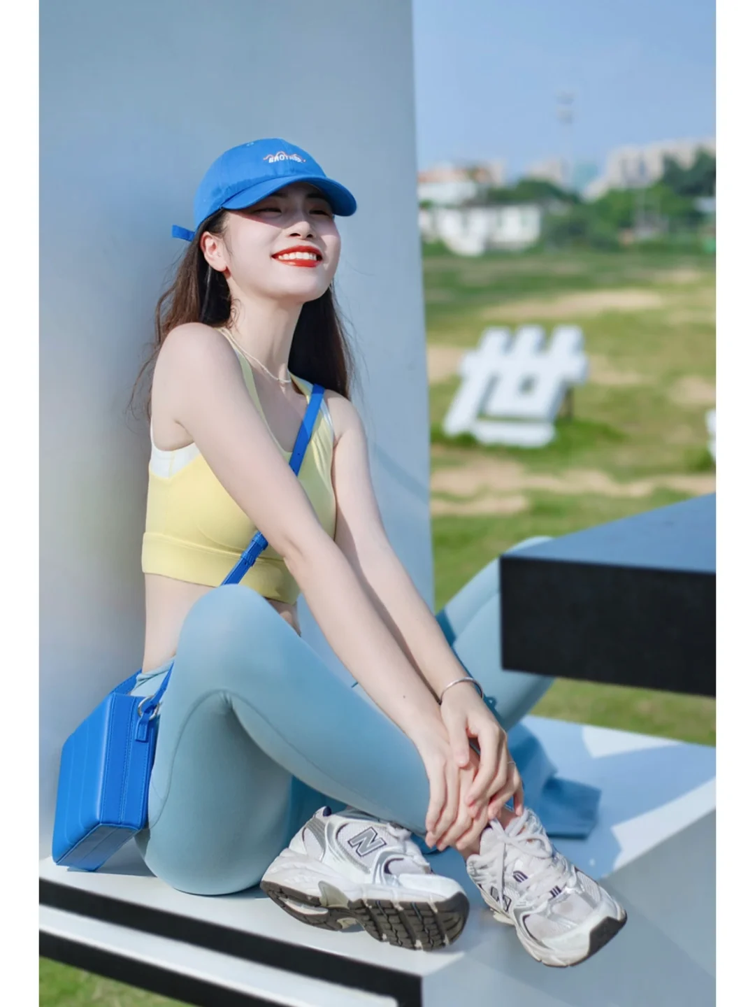 OOTD | 蓝黄撞色撞出好心情🟡🔵