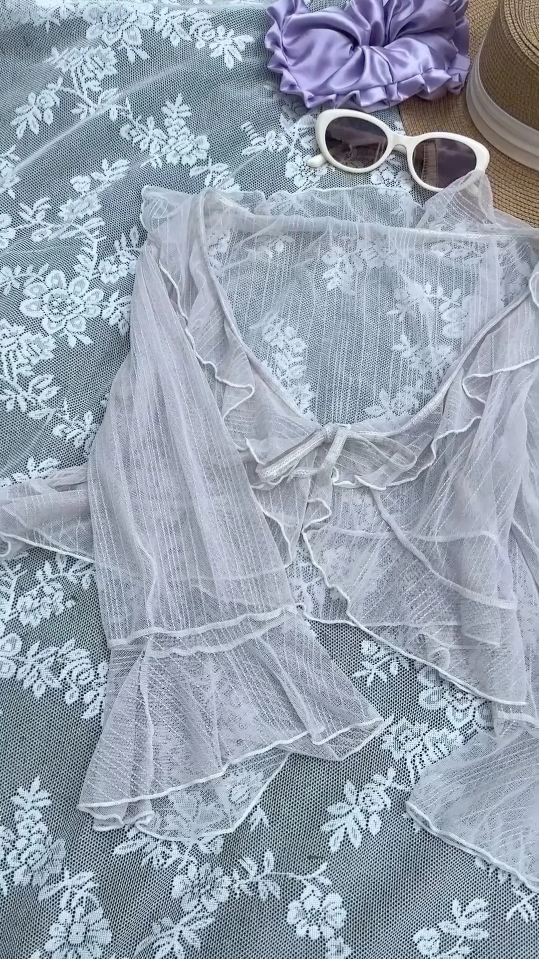 🏖️夏天和紫色泳衣锁死💜温柔又撩人～