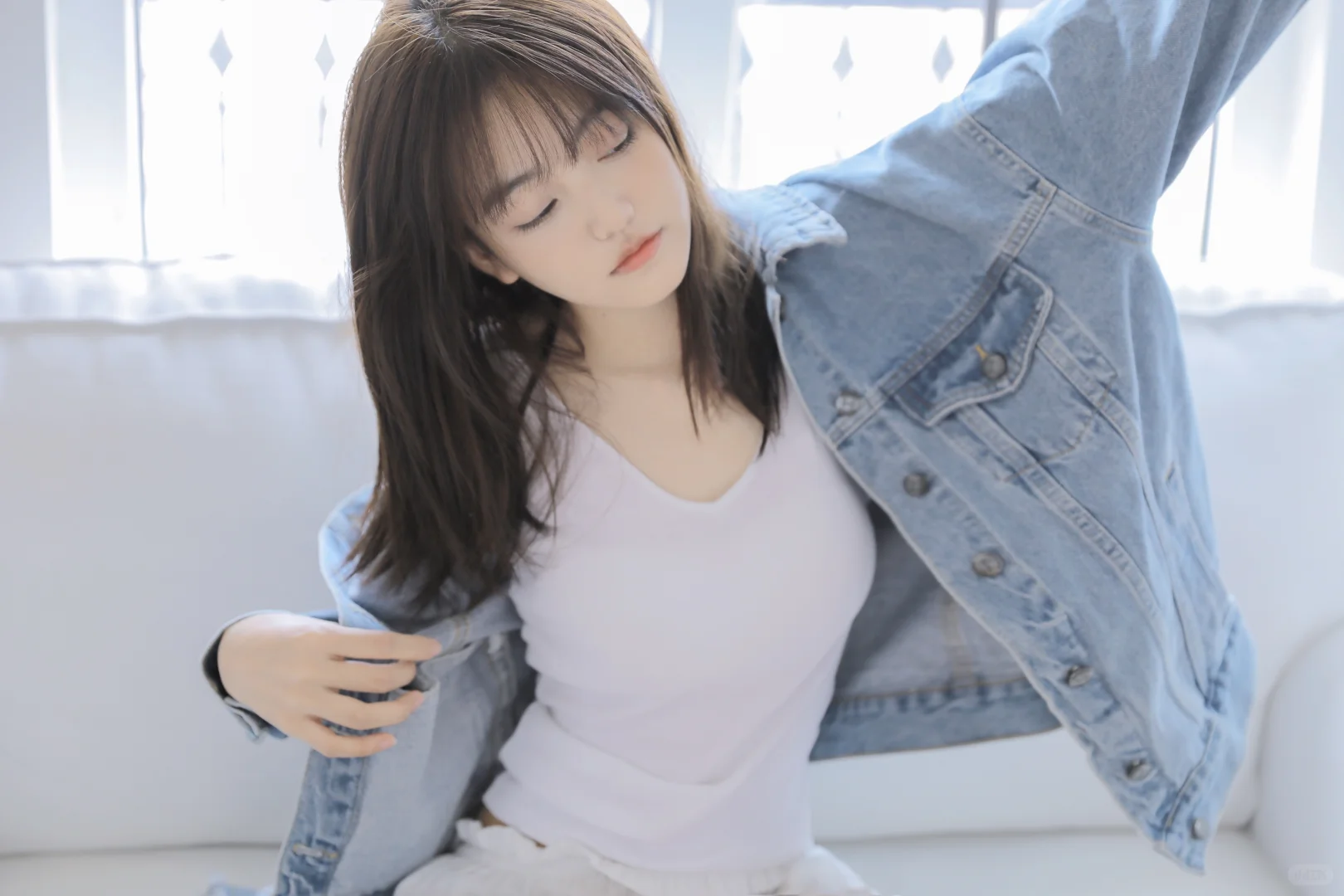 白开水氧气感少女🧊|日系居家少女写真