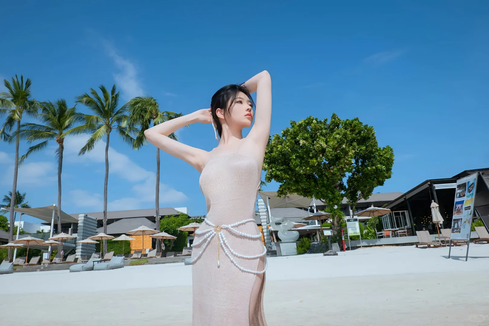 绝美的海景照和仙女裙～