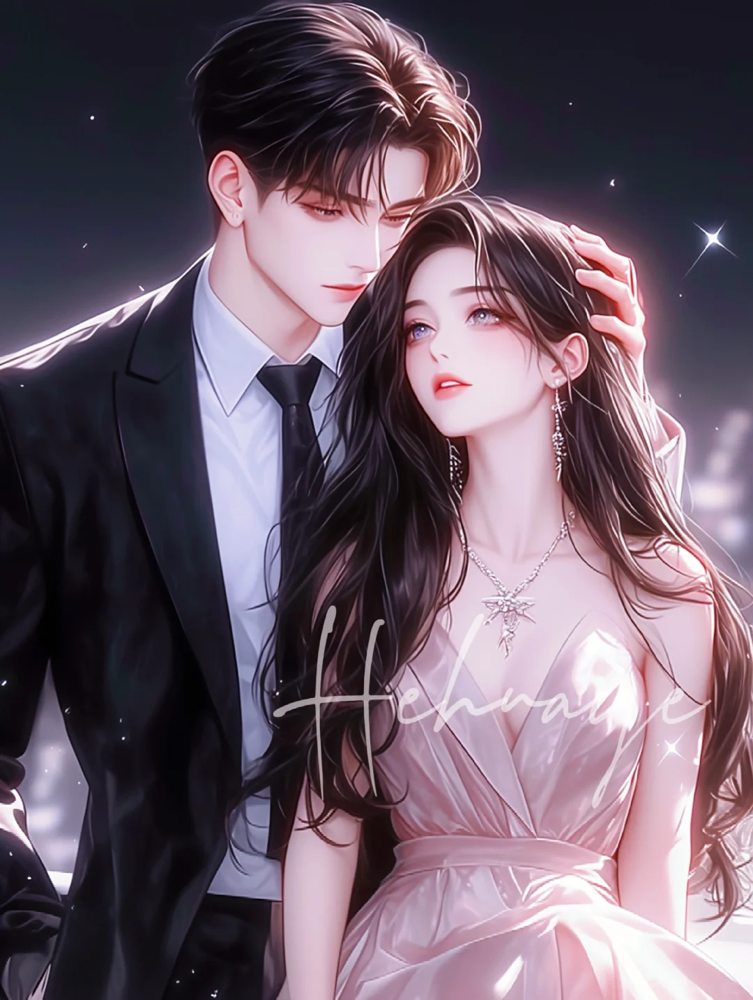 搂腰✨总裁文底图 情侣头像