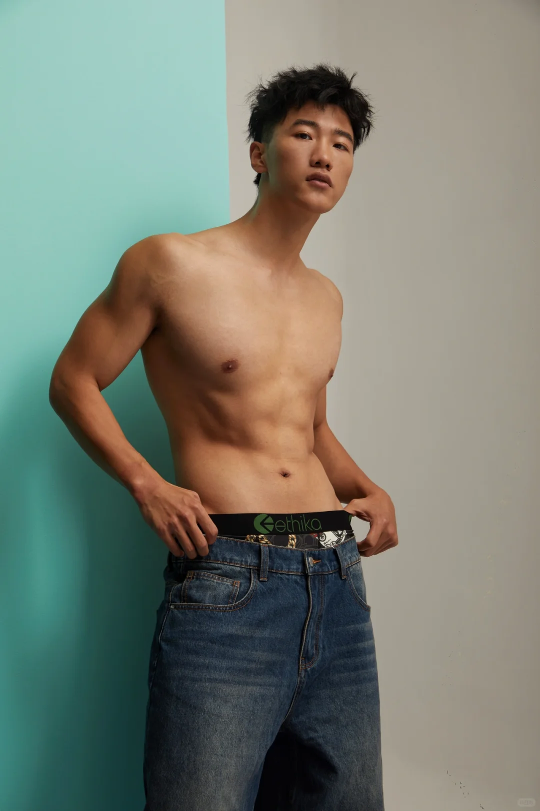 终于拍了心心念念的身材照