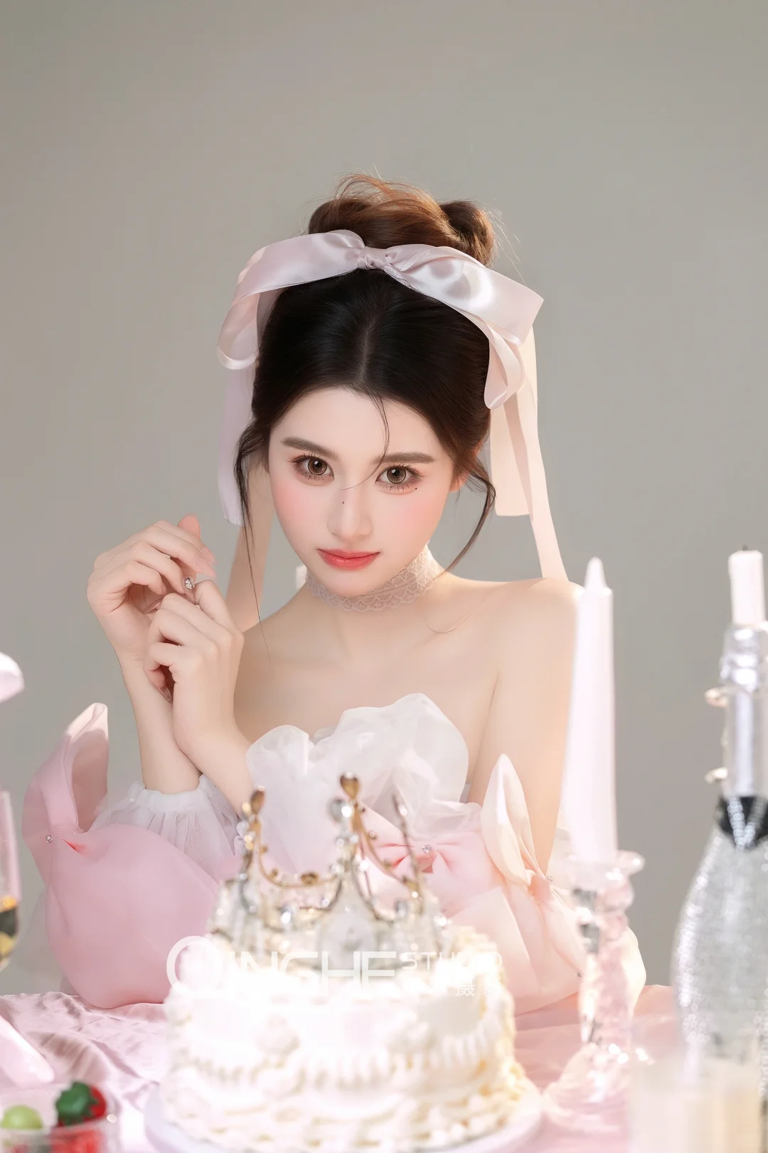 少女心爆棚的粉色生日写真🎀解锁韩女氛围感