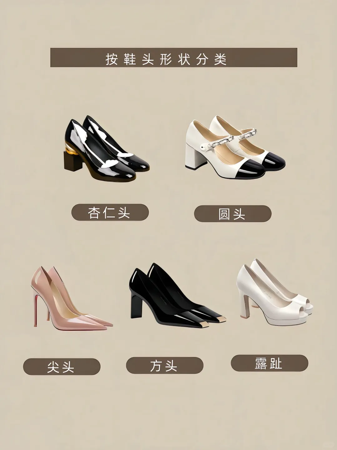 种草啦！✨高跟鞋分类大全，快来看看