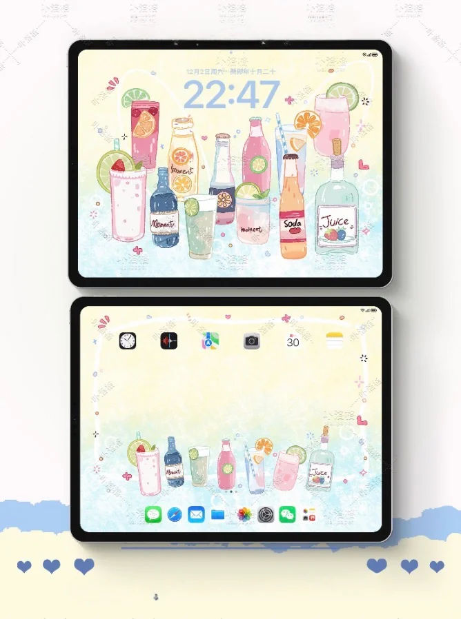 汽水味的夏天｜iPad壁纸✨夏天的味道