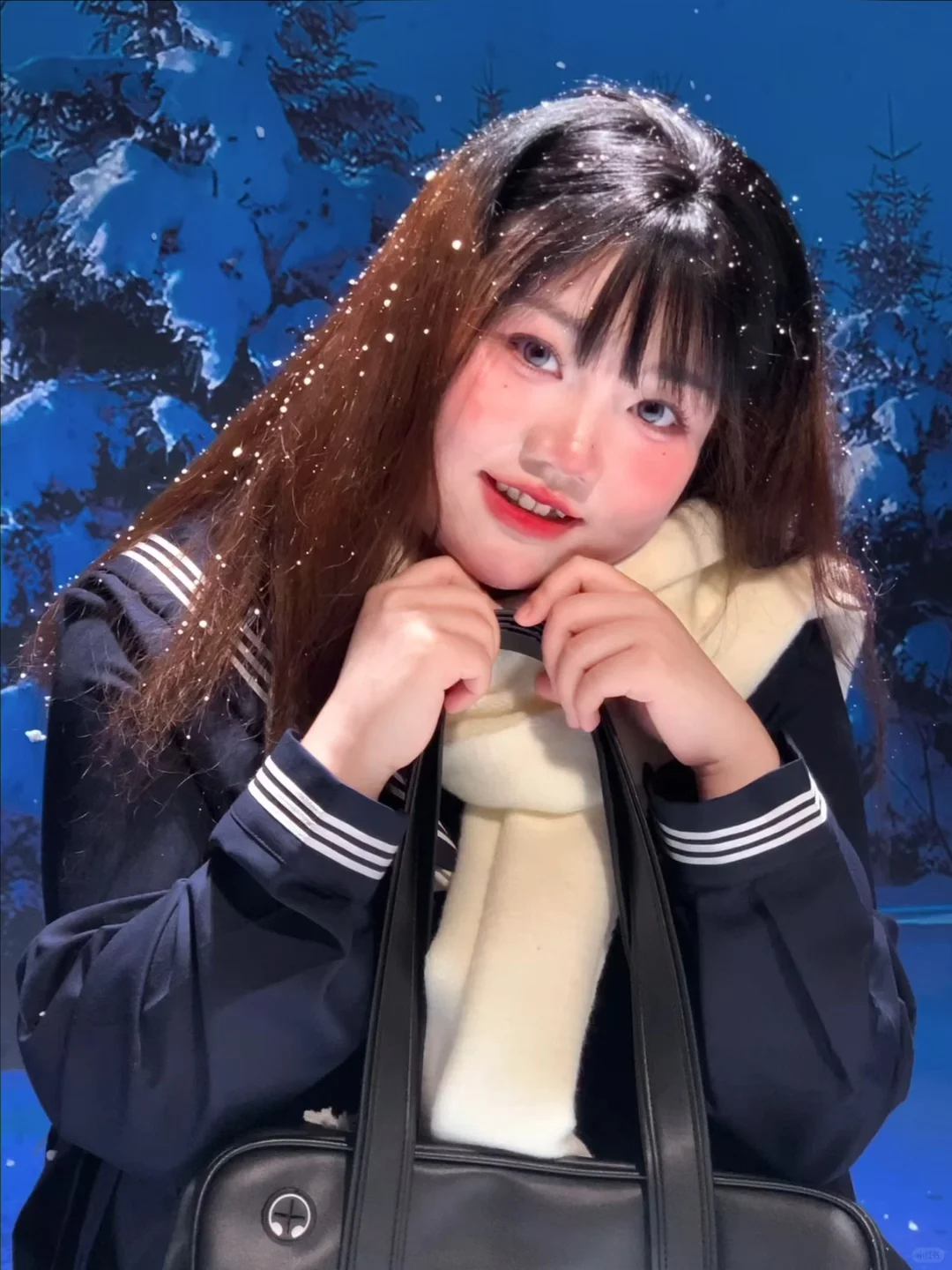 绝美大码日系雪景live花絮📷冬日昭和少女