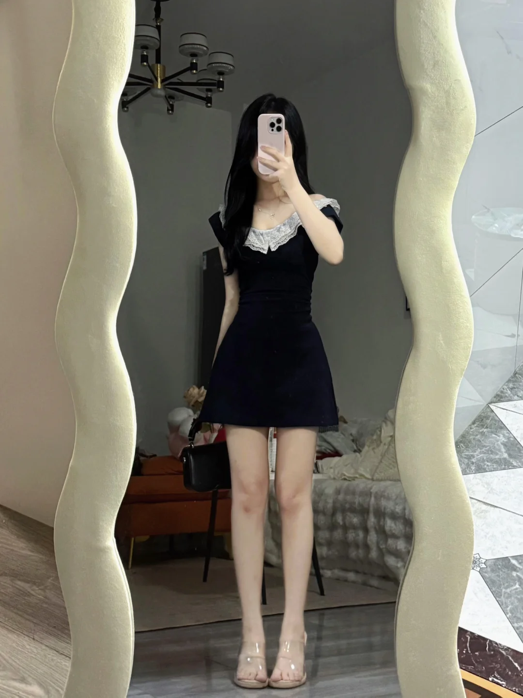 藏蓝裙子好好看～小裙子get一个