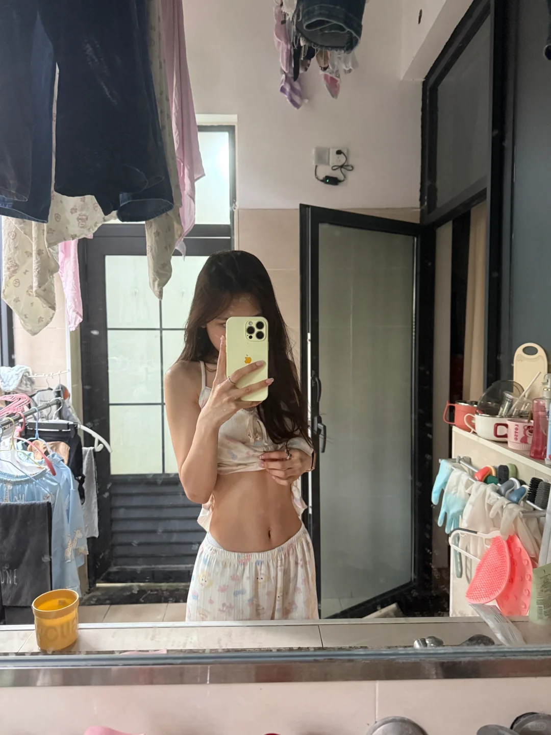 今日份线条look