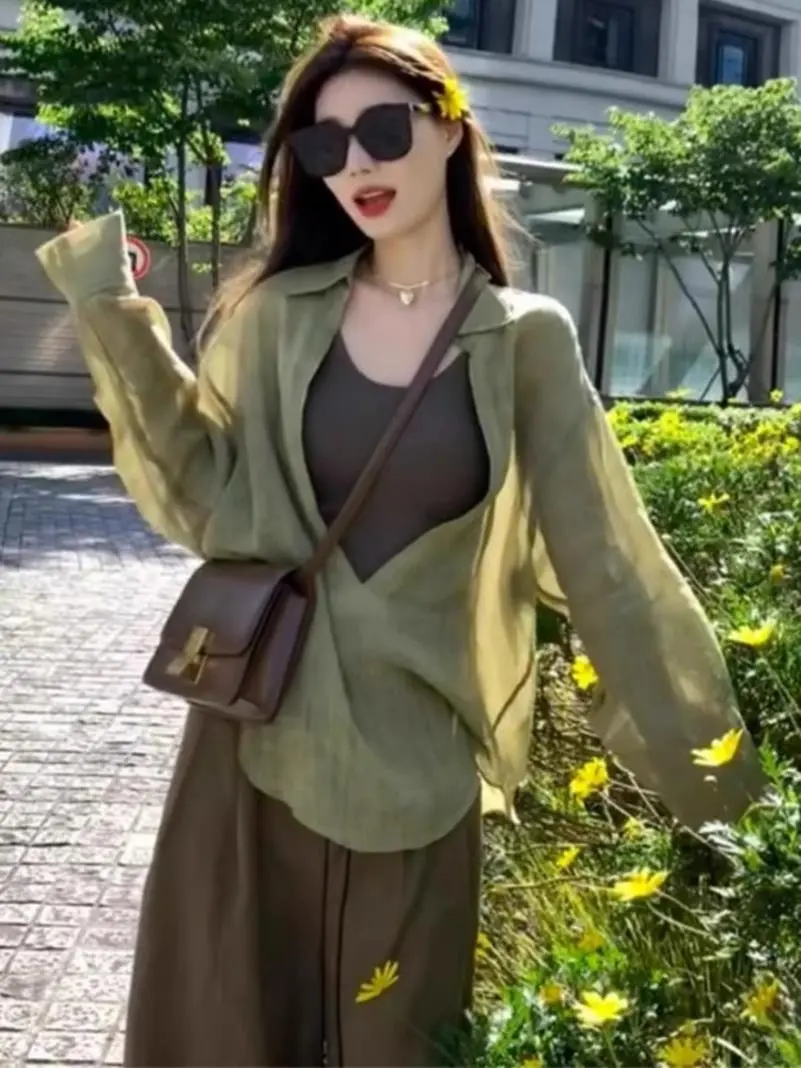 夏装搭配一整套海边出游穿搭盐系高级感今年