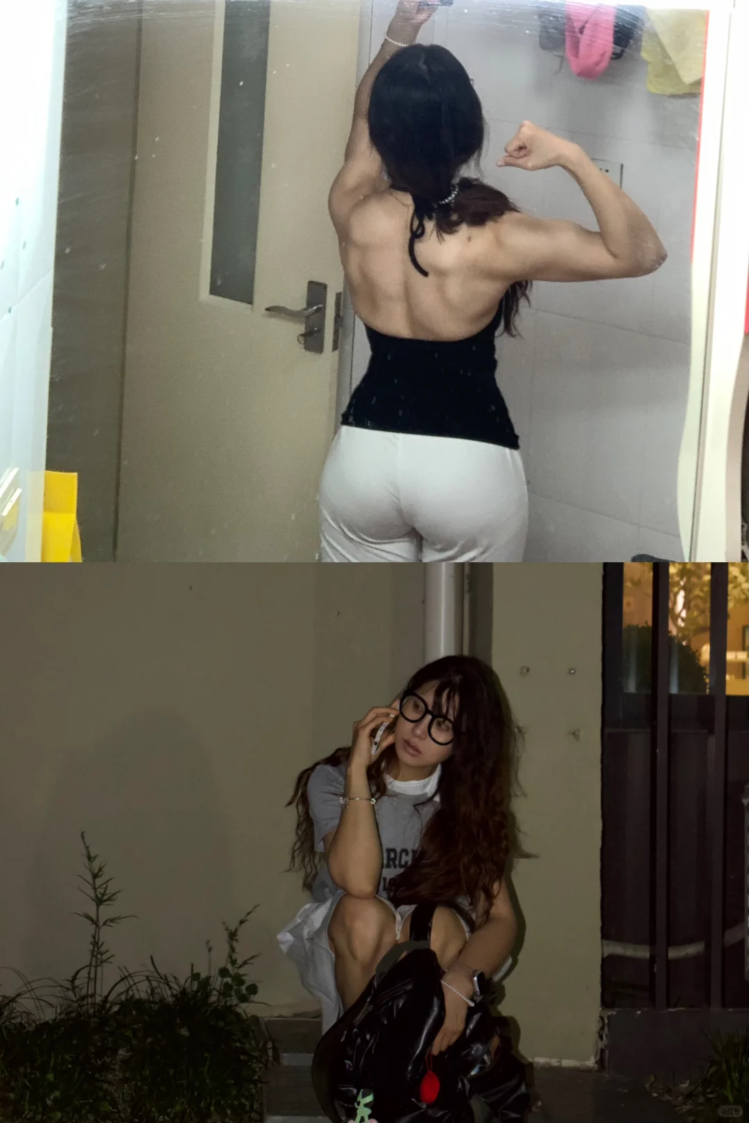 为什么在外面都看不到肌肉女