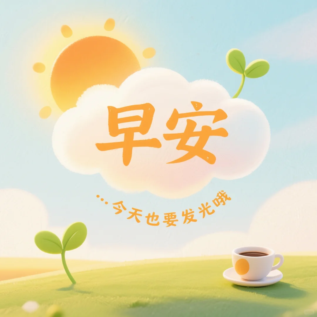 早安励志短语文案和图片分享