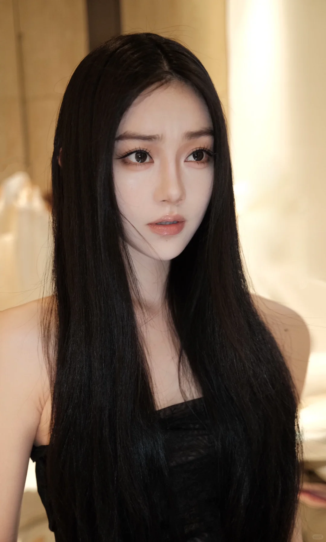 也来学一下美人嗔怒