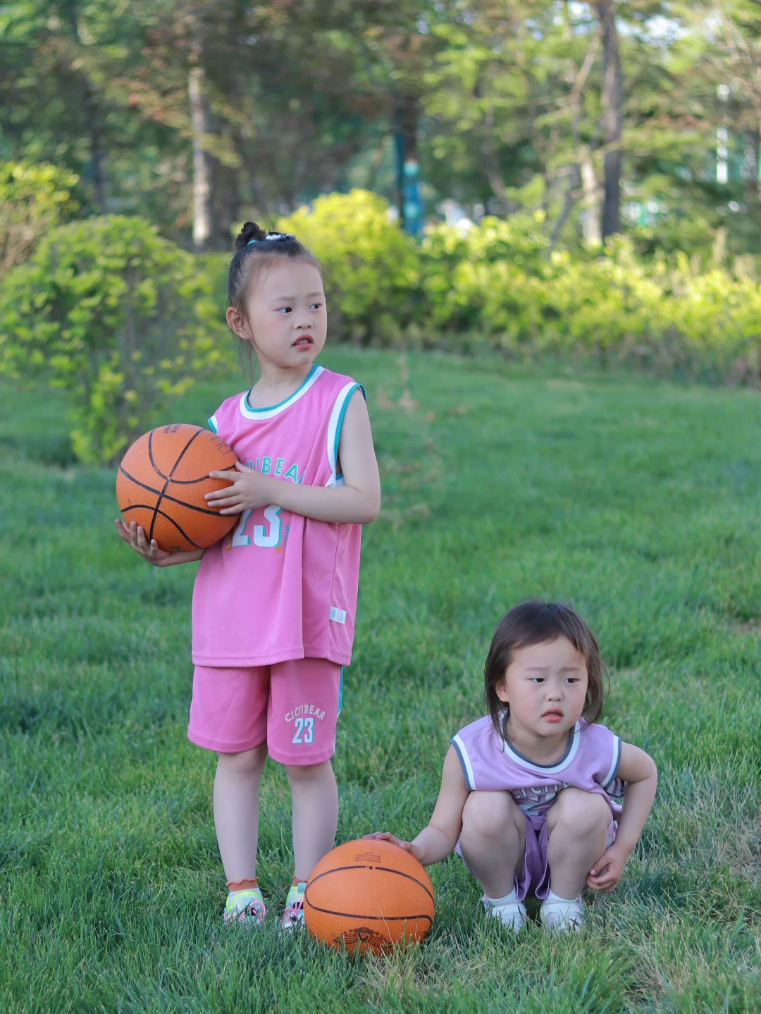 我的粉紫足球运动女孩儿🏀