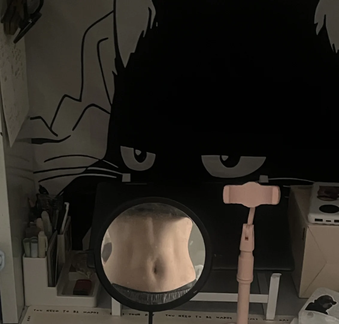 有线条了！163/56kg