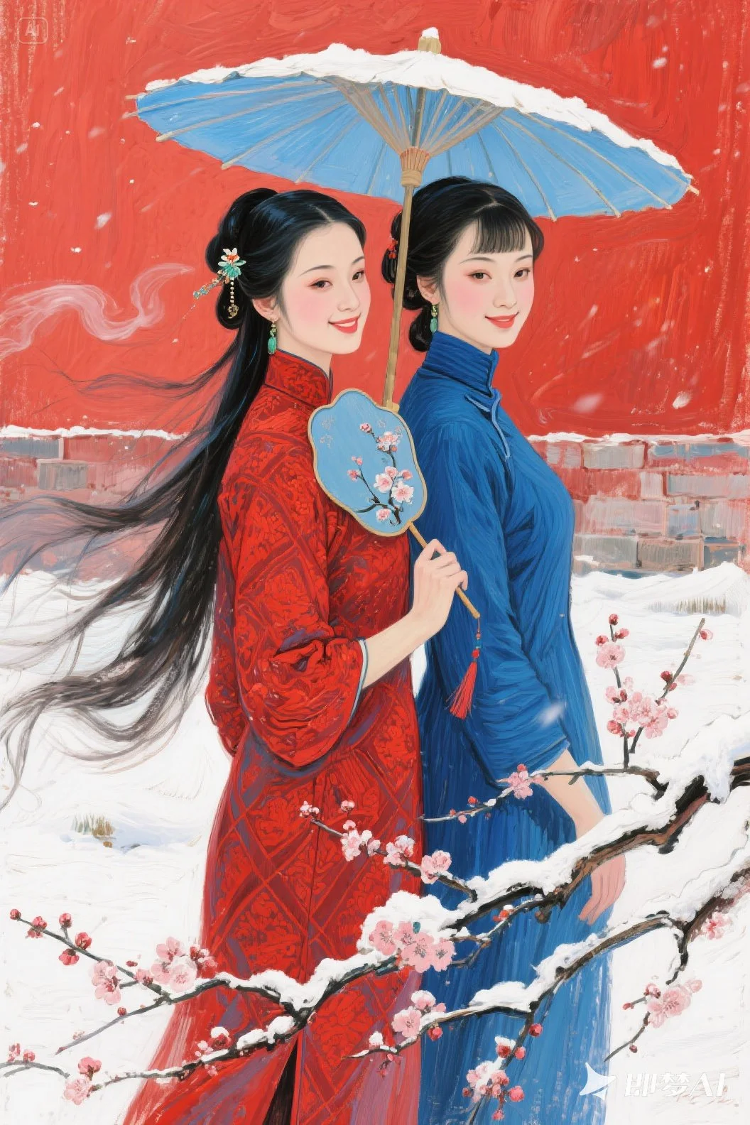 美人、绘画素材