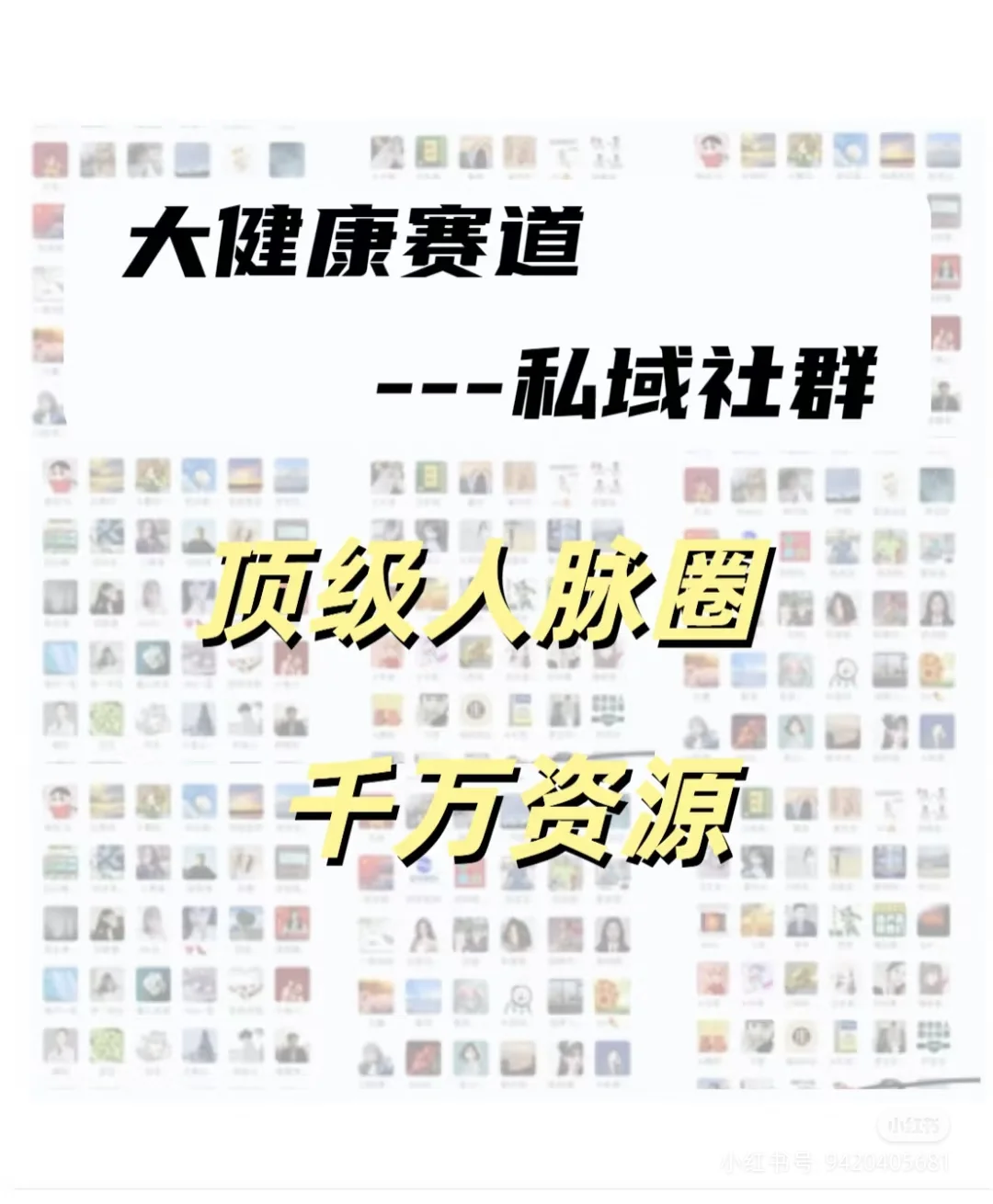 大健康顶级流量社群—山海会社群！