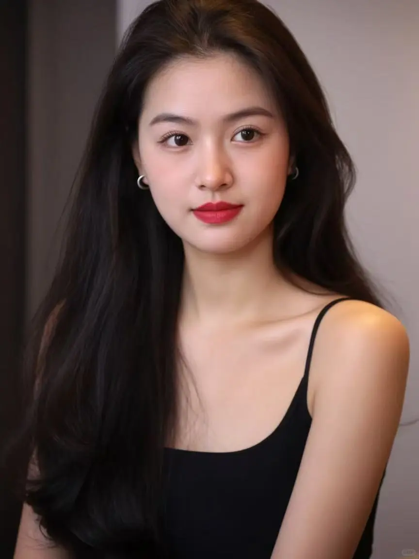 女性审美|黑发👄红唇与东方女人独有的韵