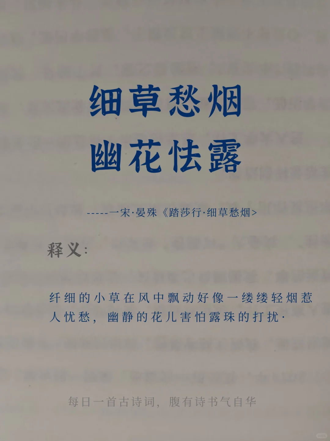那些写尽春光的八字短句