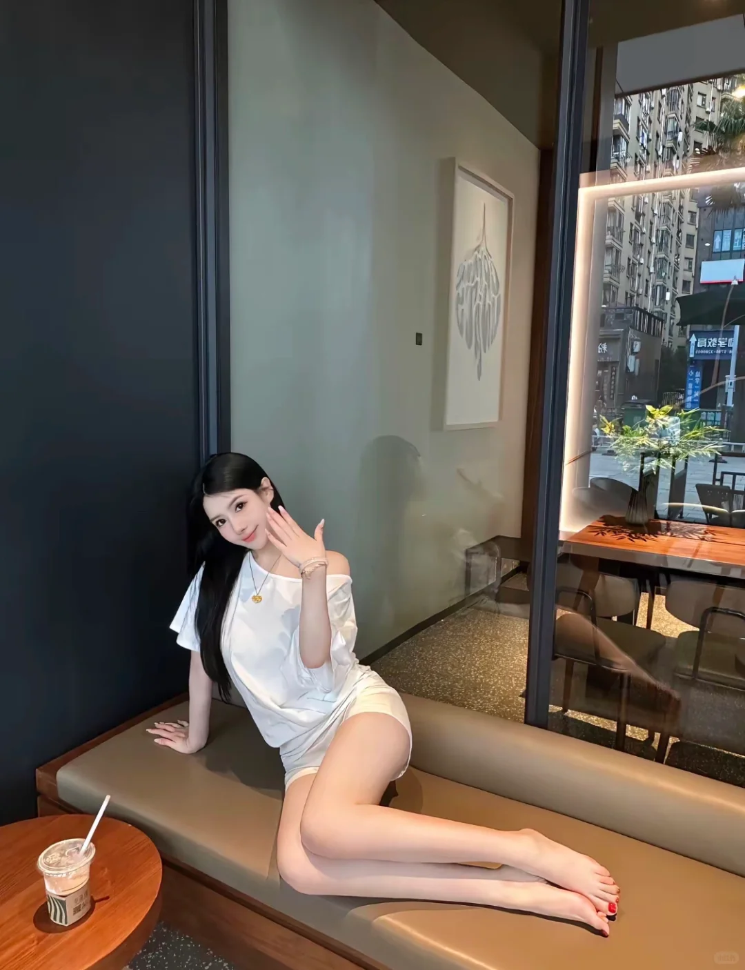 03新人女模特 高度配合大池渡蹲摄影师约拍