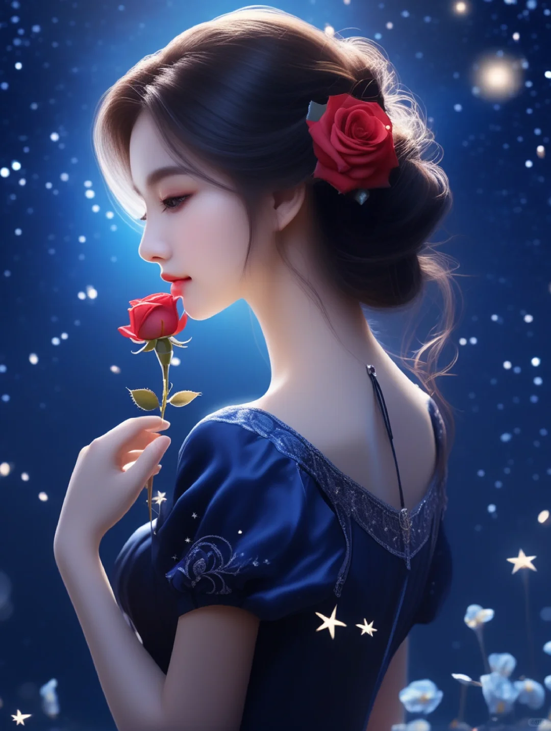 唯美蓝系头像
