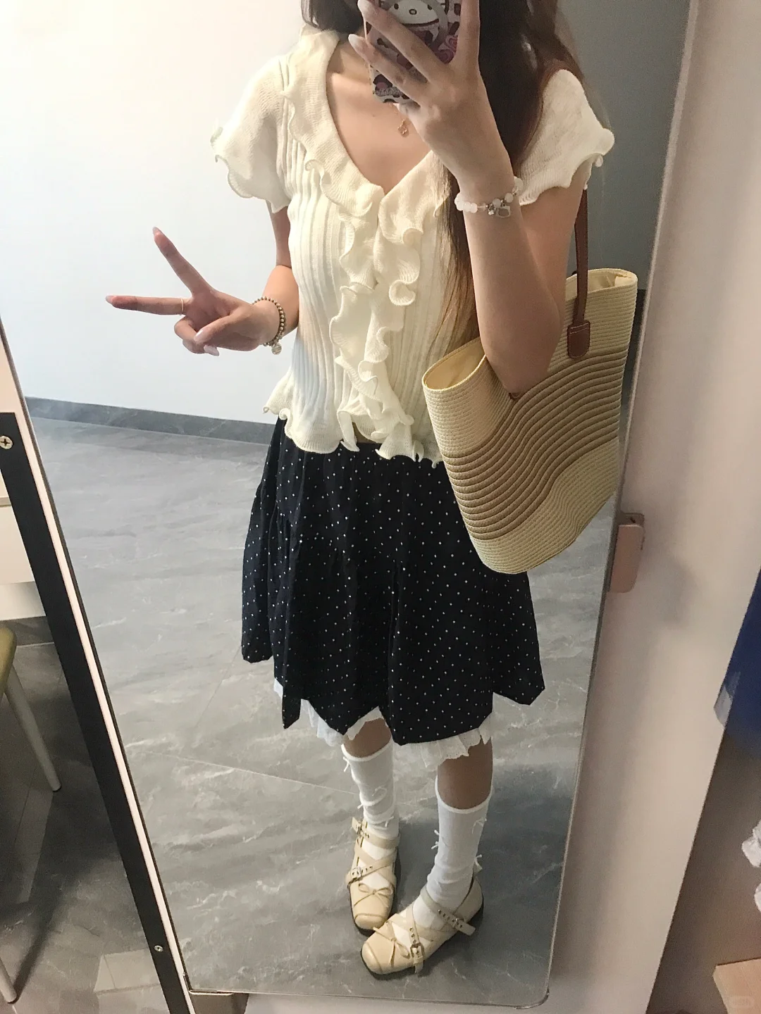 OOTD｜🍨夏日甜妹穿搭！清透少女感！