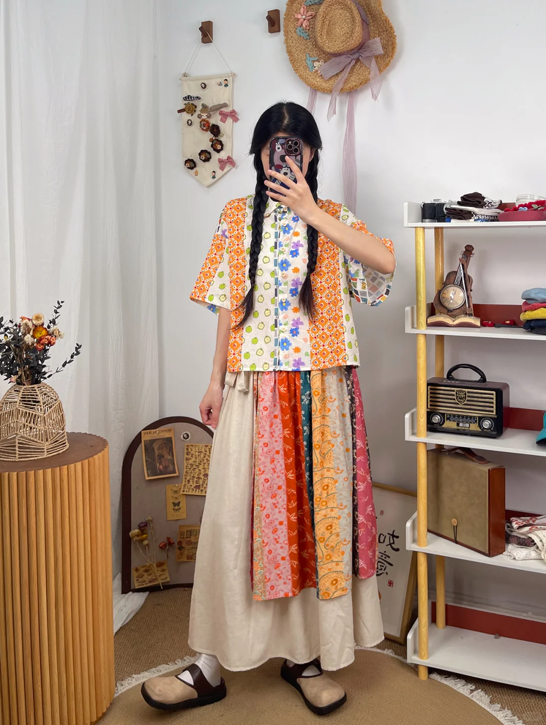 夏日花衬衫，元气美腻清新活力！🌺🍒💃