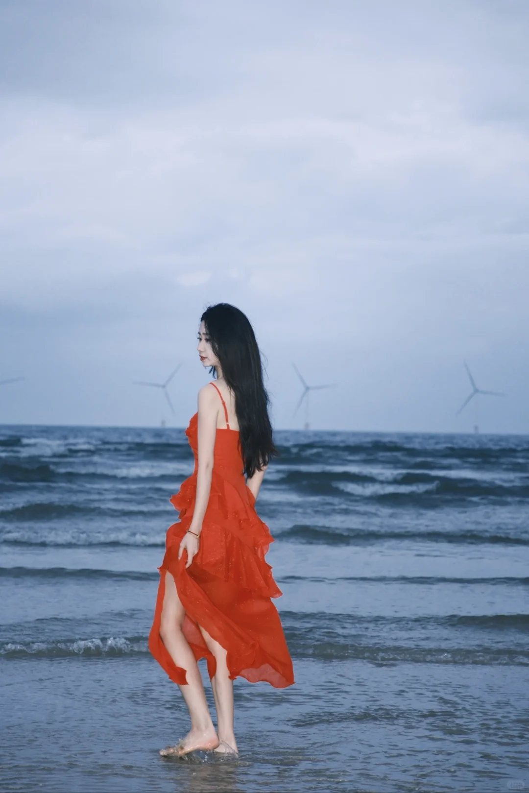 真诚建议各位女生朋友来平潭必带红裙子！