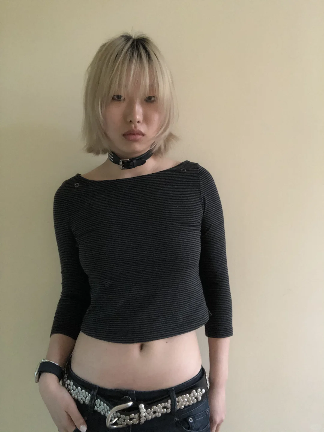怎么最近才发现低腰裤的美！
