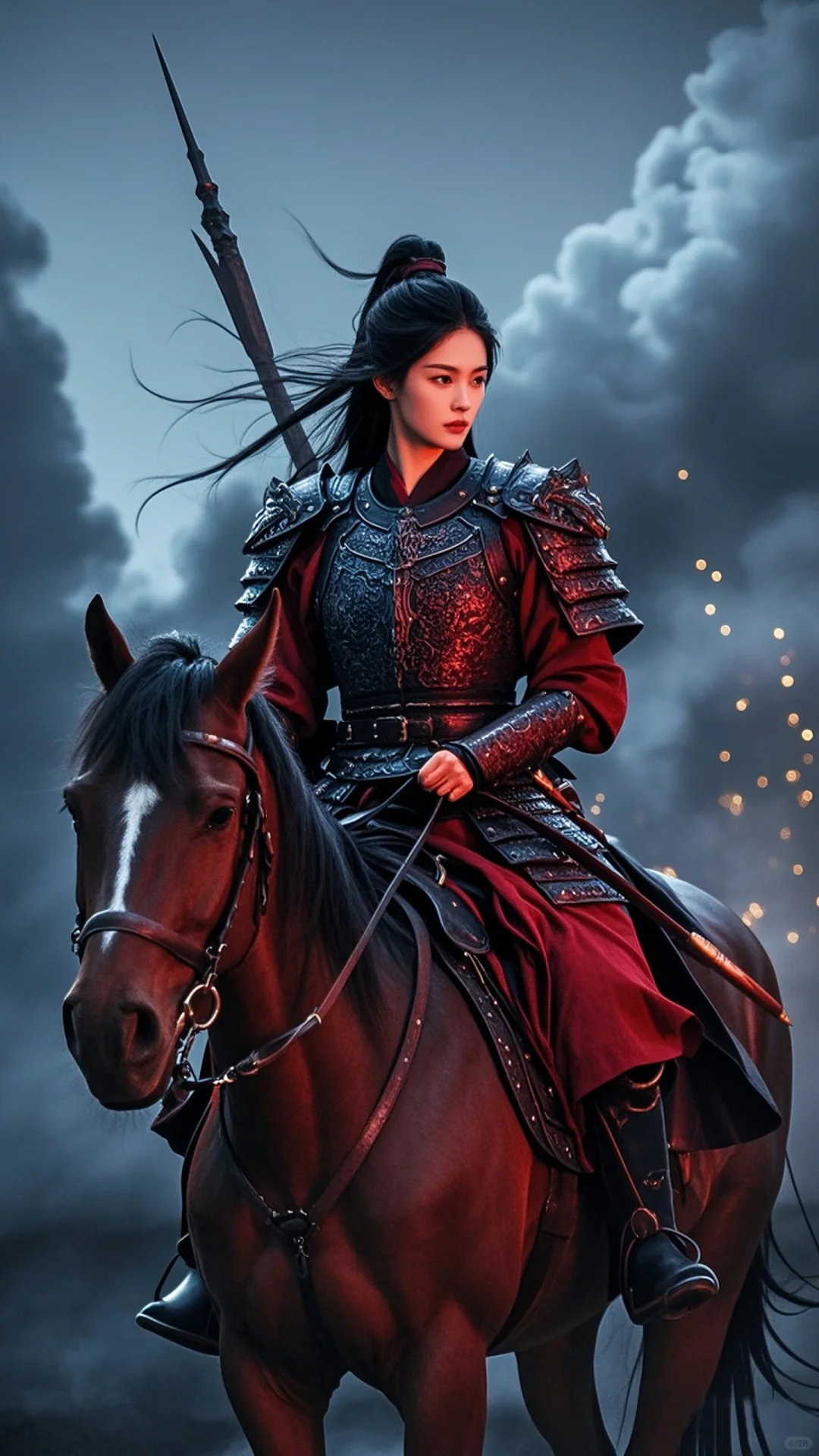 奔赴战场的女将军