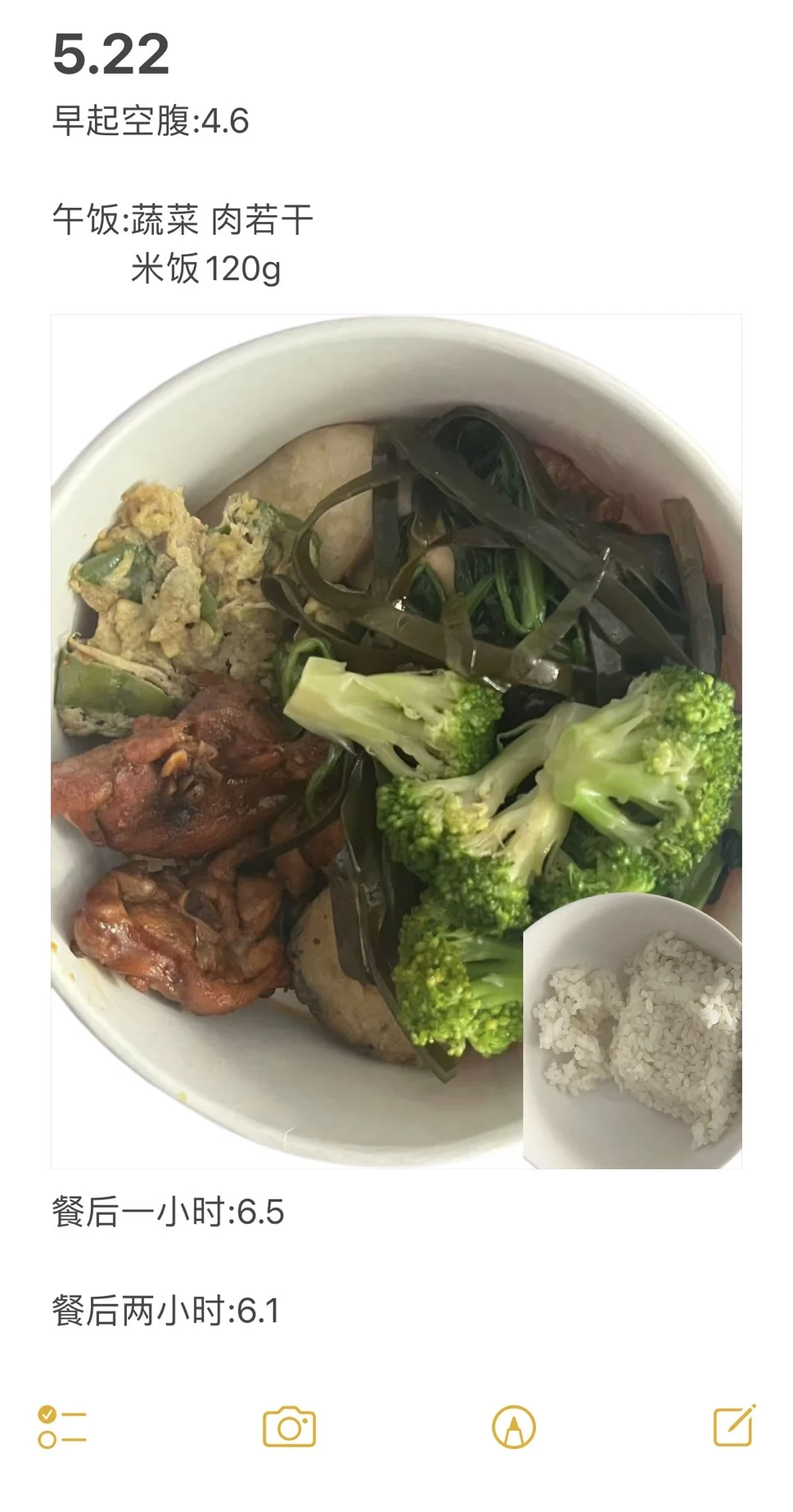 自测血糖的一天