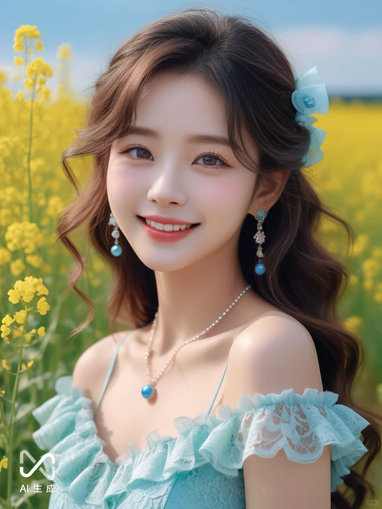 AI女生AI生成田园风写真🍀