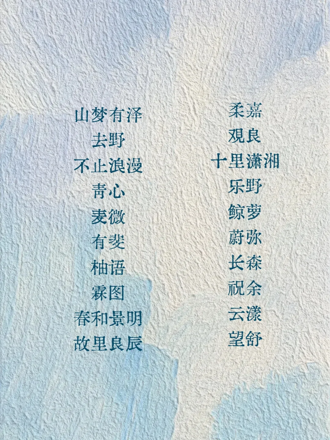 小众法式文艺风的公司名柔嘉观良十里潇