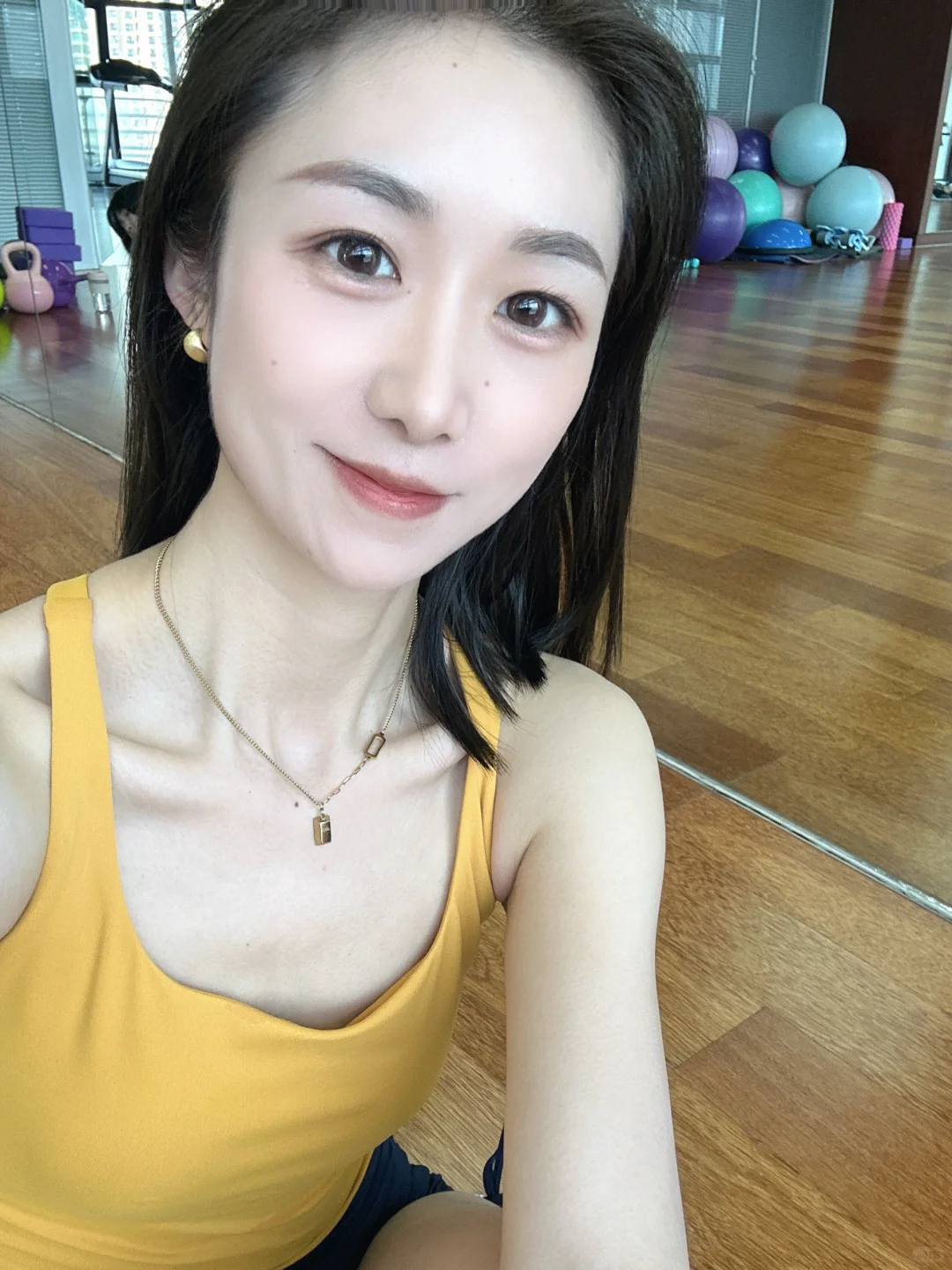 运动完，有点好看～