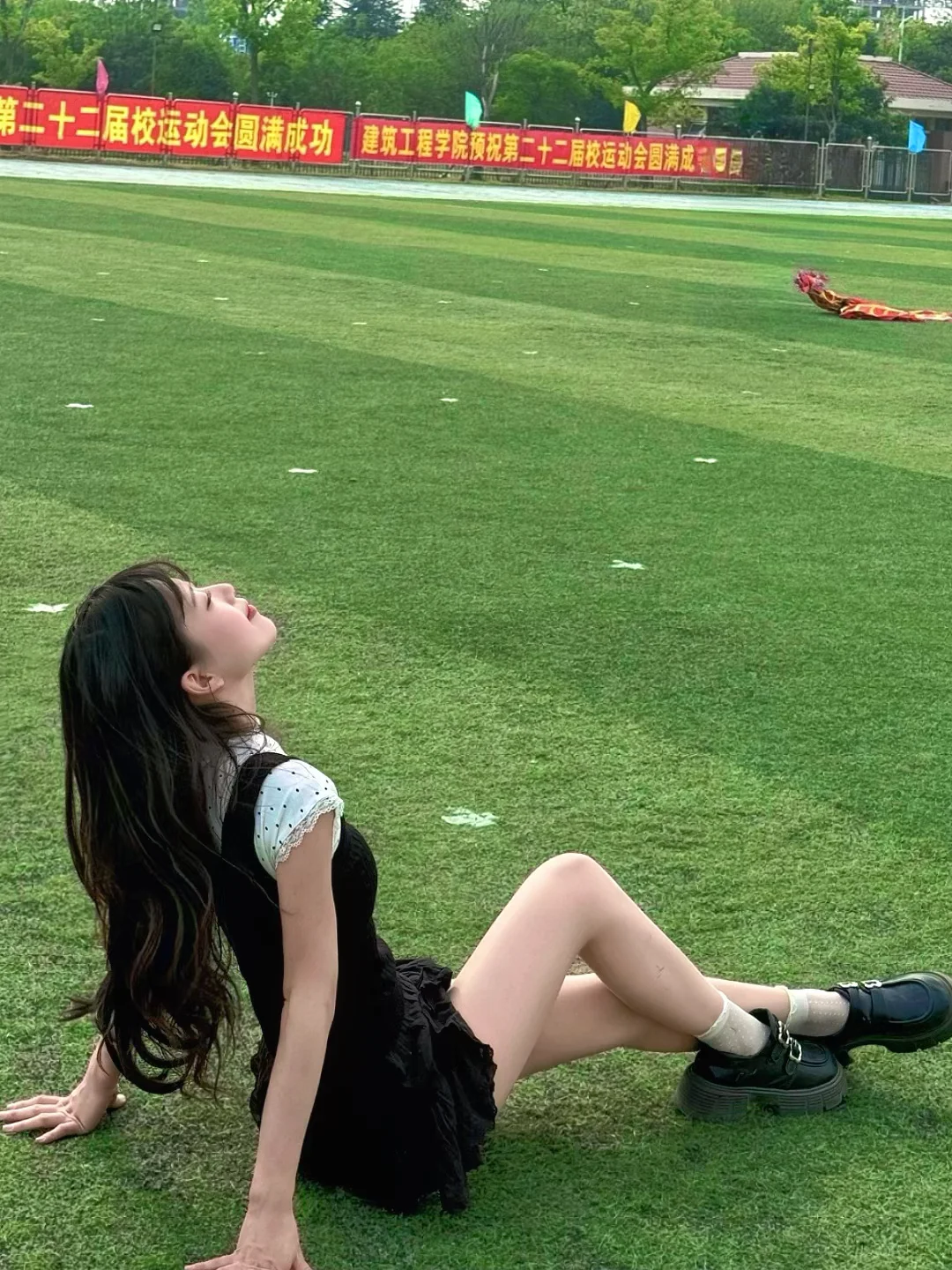 操场拍几张📷