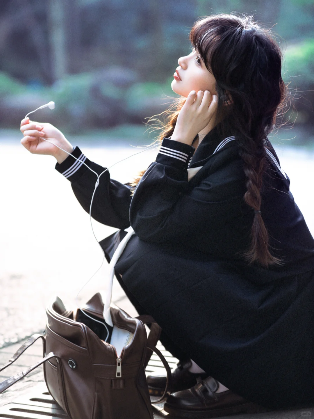 自带氛围感的JK制服写真～｜仿胶片调色