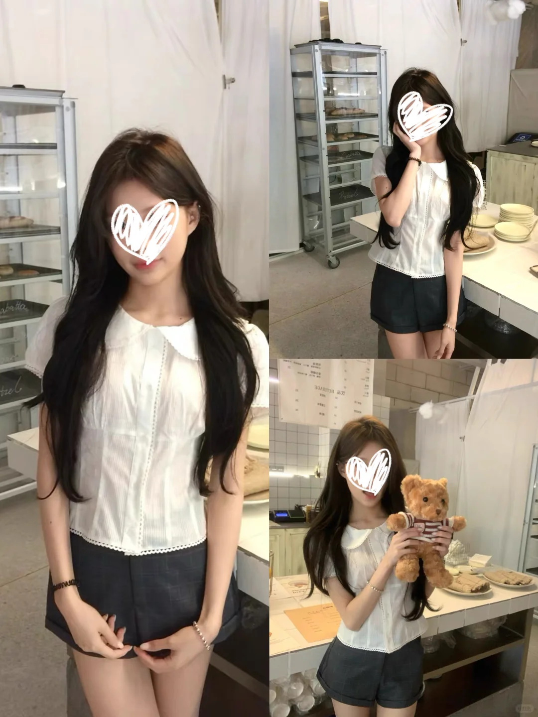 少女甜欲感❗️娃娃领衬衫好百搭❗️
