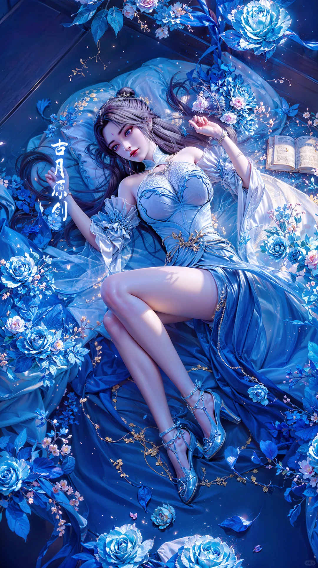 国漫完美世界系列同人手机壁纸-月婵