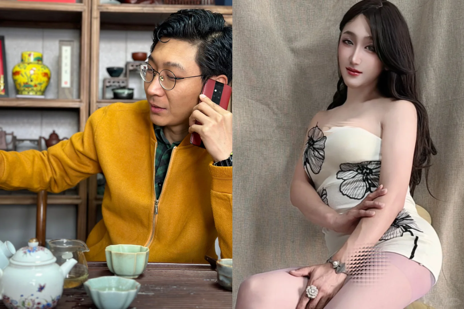 爆改|挑战让我小十岁的老公穿女装