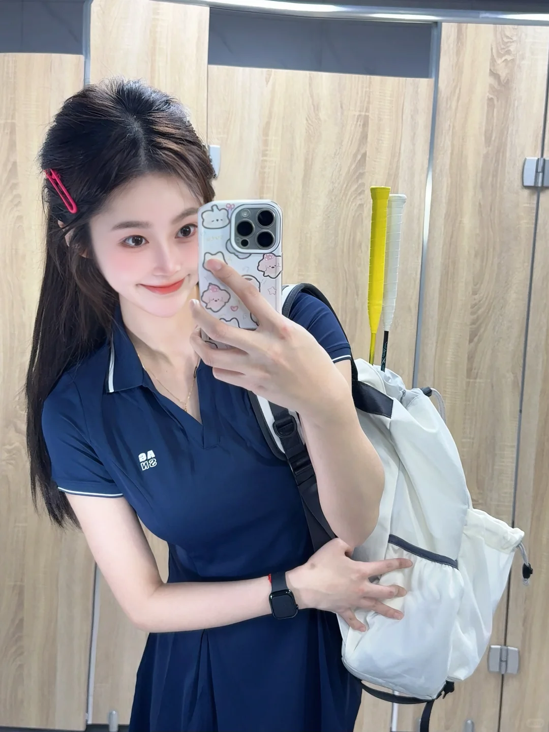 羽毛球服也太卷了吧！把对手美晕算犯规吗😝