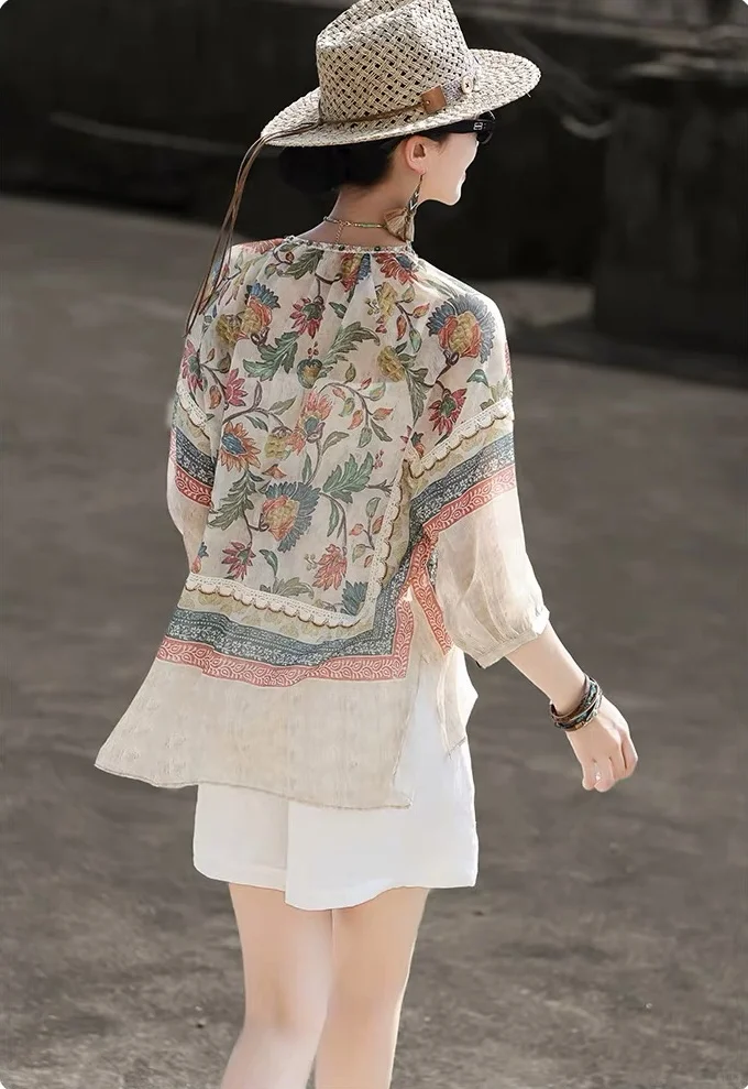 🌼夏日氛围感拉满❗碎花上衣绝配穿搭