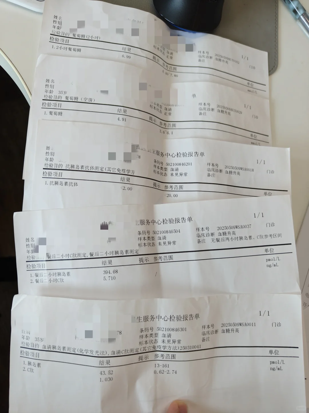 求问，我现在还胰岛素抵抗吗