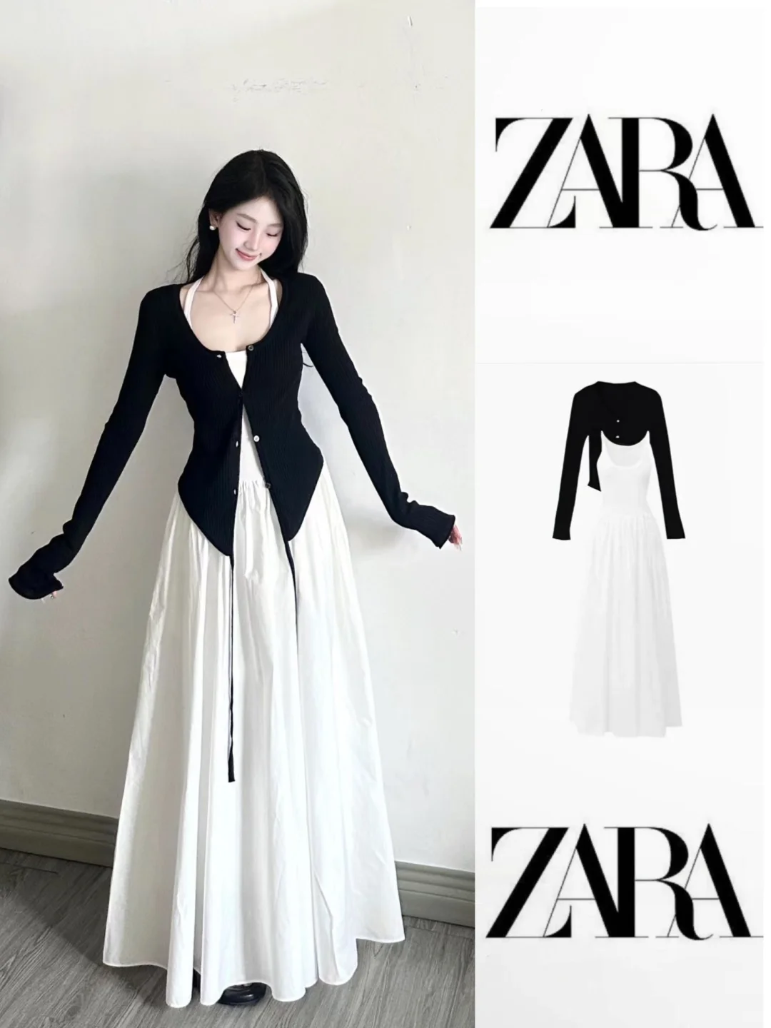 ZARA这波福利玩大了❗开衫➕连衣裙才79💰