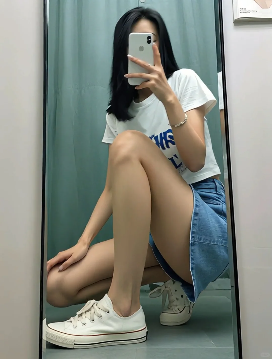 试衣间OOTD｜白T+牛仔短裤=夏日清爽公式！