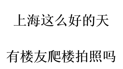 上海高楼迷朋友能分享下今天拍的美照吗