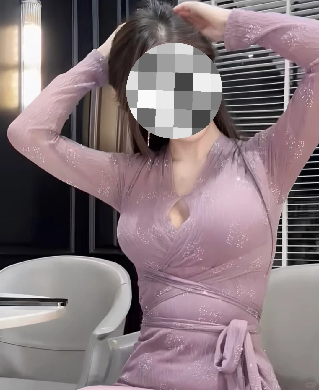 儿子说我今天穿的很有女人味